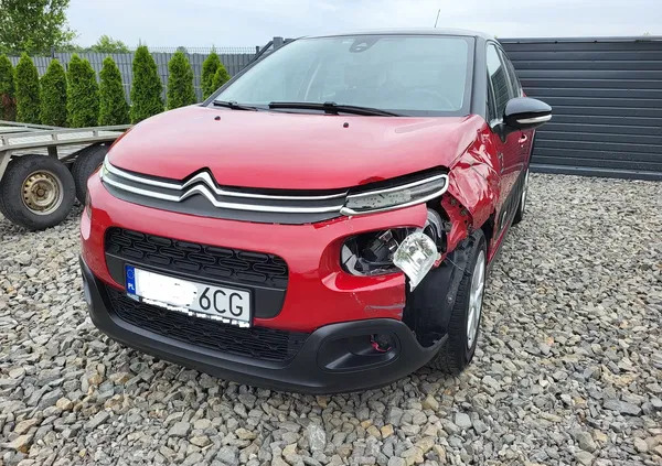 citroen c3 Citroen C3 cena 23500 przebieg: 94000, rok produkcji 2019 z Dobra